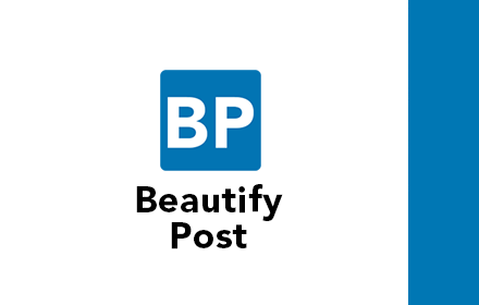 Beautify Post small promo image