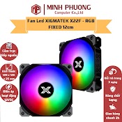 Fan Led Tản Nhiệt Xigmatek X22F - Rgb Fixed 12Cm