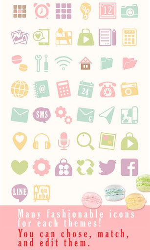 Screenshot Sweet Wallpaper-Macarons!-