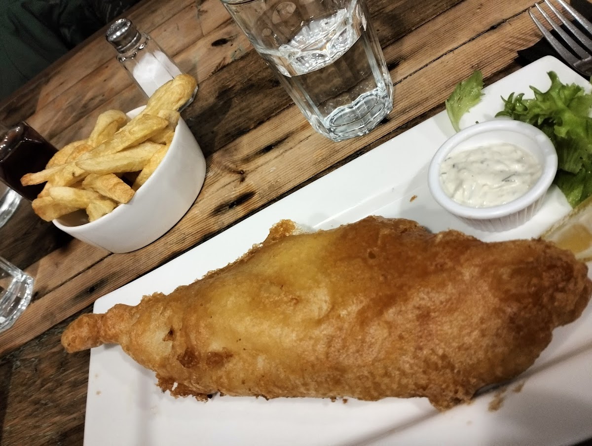 Gluten-Free Fish & Chips at Hobson's Fish & Chips