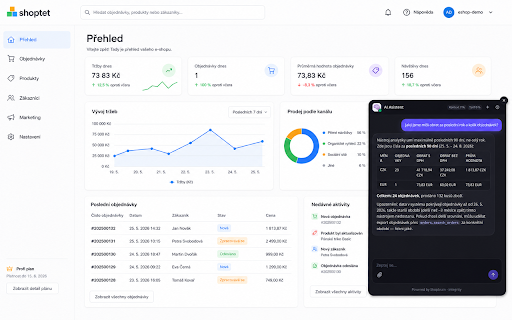 Shopbrain AI asistent (Shoptet) screenshot 2