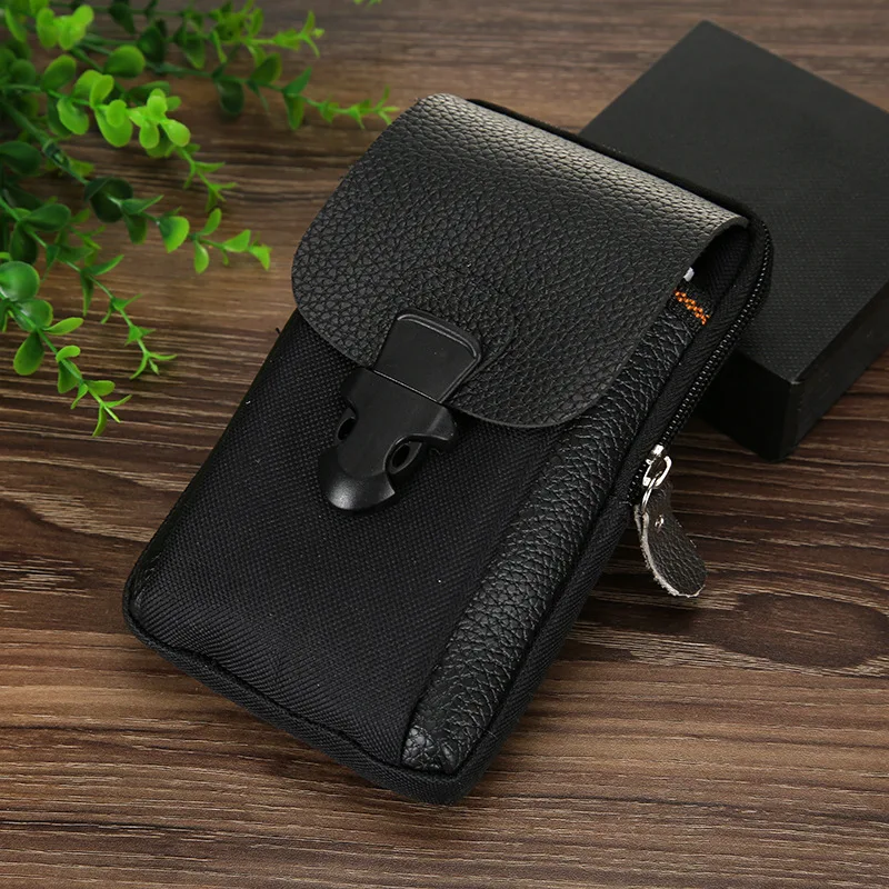 Portefeuille Casual Homme avec Double Fermeture Éclair. Gardez vos pièces et petits objets en sécurité et avec style au quotidien.