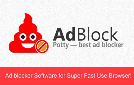 Adblock Potty — best ad blocker small promo image