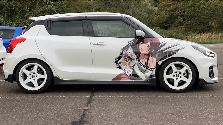 スイフトスポーツのアイドルマスター・シャニマス・大崎甘奈・大崎甜花・zc33sに関するカスタム事例の投稿画像1枚目