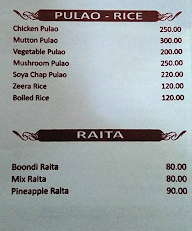 Bukkara menu 1