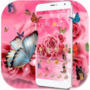 Butterfly Pink Rose Wallpaper 1.1.8 Icon