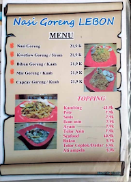 Nasi Goreng Lebon menu 1