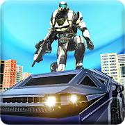 US Army Robot Car Transformation: Super Flying Car 1.0.1 Icon