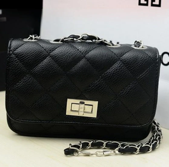 Title 4, Bolsa Pequena com Fechadura Giratória de Rombos...