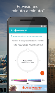  AccuWeather Tiempo: miniatura de captura de pantalla  