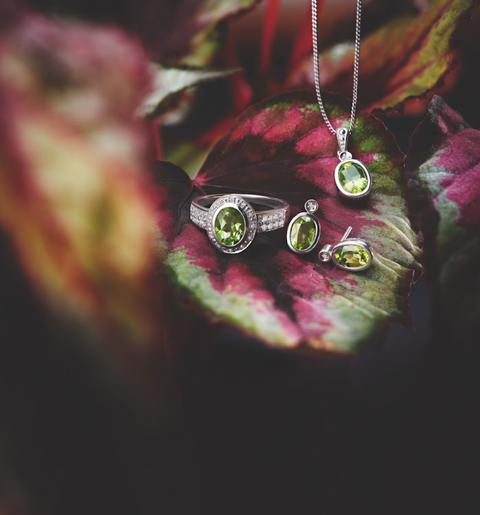 Sterling-silver peridot birthstone collection, from R974.