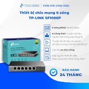 Thiết Bị Chia Mạng Switch Để Bàn Tp - Link Tl - Sf1006P 6 Cổng 10/100Mbps Với 4 Cổng Poe+