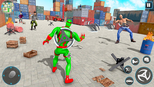 Screenshot Flying Ninja Rope Hero Crime