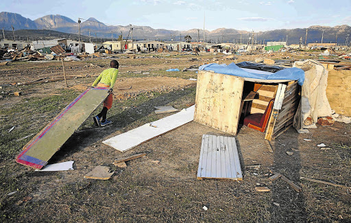 Kukithila showed the Thekiso children who lost both parents at an early age and were made to live in a shack while their uncle and aunt took their house.