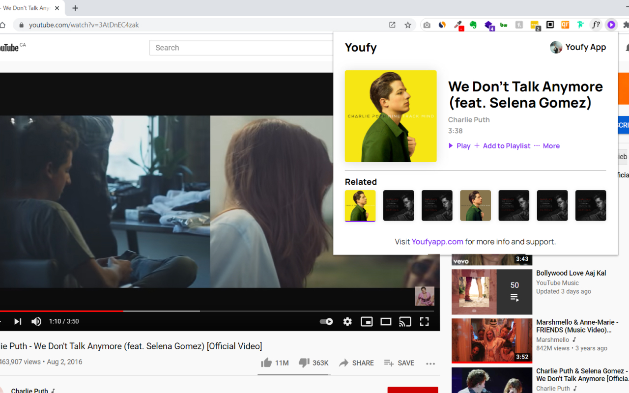 Youfy - YouTube to Spotify Preview image 3