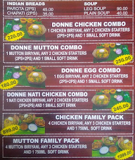 Donne Biryani House menu 3