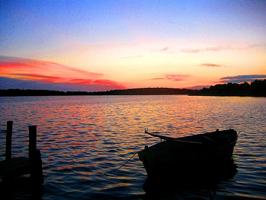 Desolato tramonto di brubio