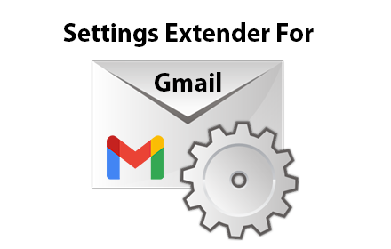 Gmail Settings Extender small promo image