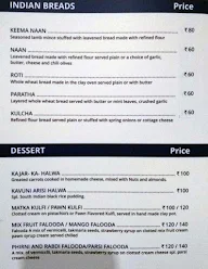 Four 60 Restaurant menu 6