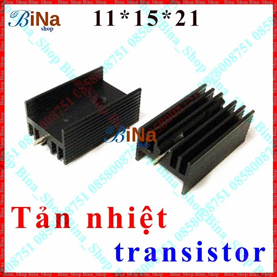 Nhôm Tản Nhiệt 11X15X21Mm To - 220 Mosfet Transitor