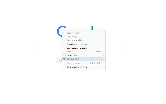 Click Scheduler Pro chrome extension