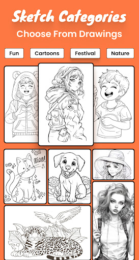 Screenshot Trace Sketch- Sketch and Paint