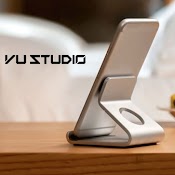 Đế Dựng Điện Thoại Máy Tính Bảng Kiêm Giá Đỡ Điện Thoại Iphone Ipad Ap - 4D Nhôm Dày Dặn Vu Studio