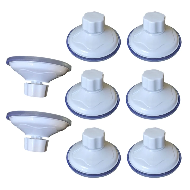 Title 3, Set of 4/8 Suction Cups for Window Ceramics Til...