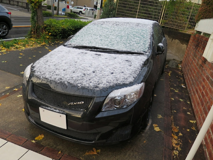 カローラアクシオのアクシオ・自宅・雪に関するカスタム事例の投稿画像1枚目