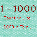 Counting 1 to 1000 in Tamil icon