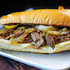 Thumbnail For Crock Pot Po' Boyx (or Italian Beef) Sandwich On A Plate.