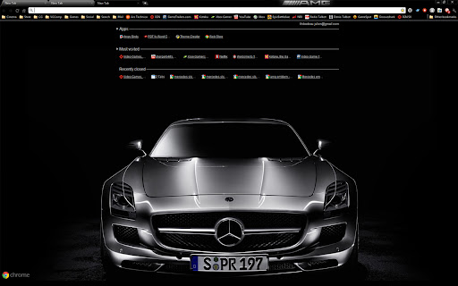 Mercedes SLS AMG Theme (1920x1080)