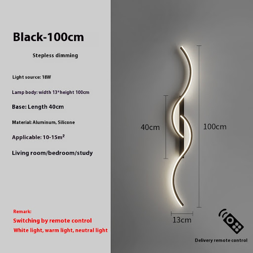 Black 100cm