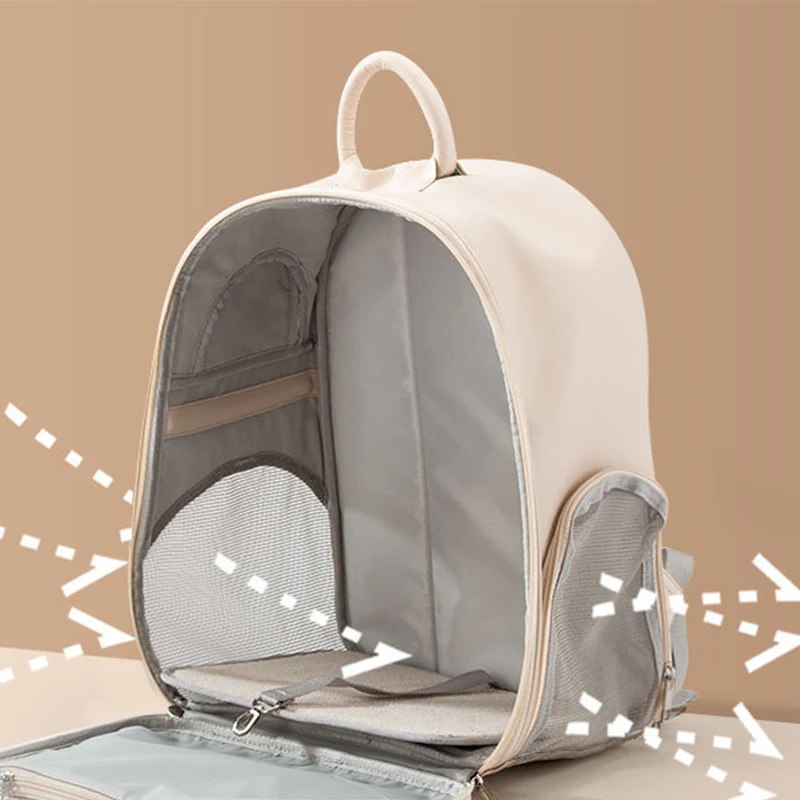 Bolsa de Transporte para Animais de Estimação Portátil e Grande para Cães e Gatos. Leve seu pet com conforto e segurança em viagens.