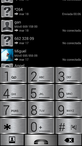 THEME BLACK SILVER FR EXDIALER