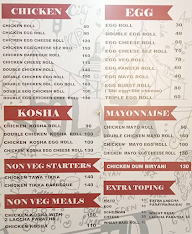 New Kolkata Roll menu 4