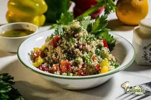 [Middle Eastern] Couscous And Bulgar Salad (V)