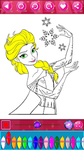 Princess Coloring Book Screenshot