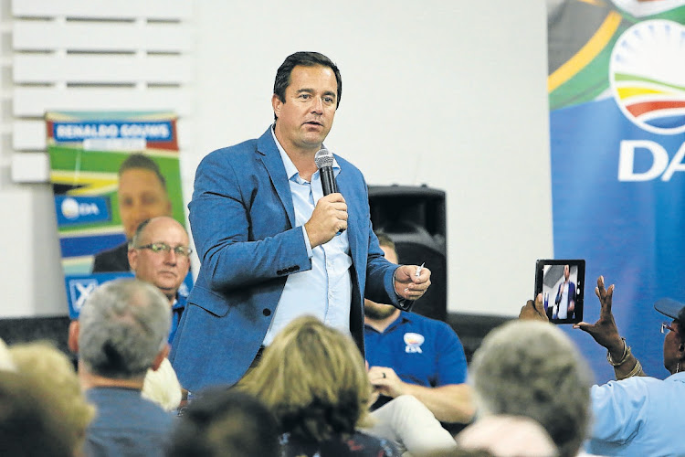 DA parliamentary leader John Steenhuisen