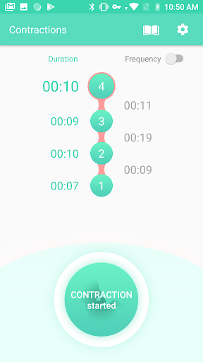 Screenshot Contraction Timer & Counter 9m