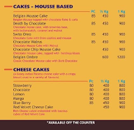 Brownie Point menu 6