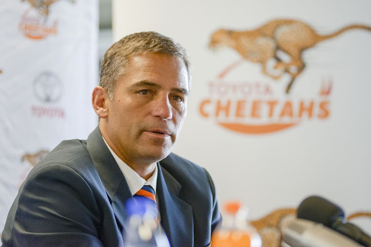 Franco Smith, Head Coach of Toyota Cheetahs during the Free State Cheetahs press conference at Media Centre, Toyota Stadium on May 14, 2019 in Bloemfontein, South Africa.