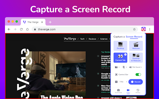 Screen capture and recorder - Screenshot Tool