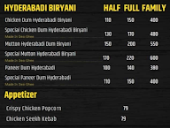 Biryani old city menu 1