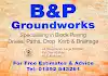 B & P Groundworks Logo