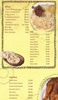 Shiraz Golden Restaurant menu 3
