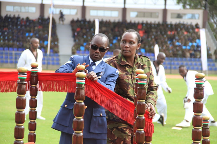 Preparations underway at Ulinzi Complex for KDF farewell for President Uhuru Kenyatta on September 9, 2022.