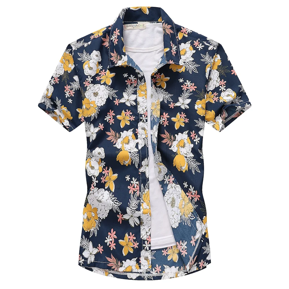 Summer camouflage short-sleeved shirt