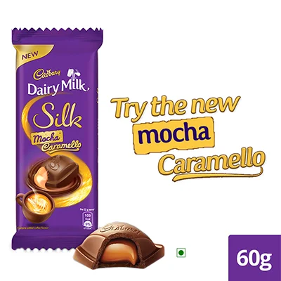 Cadbury Dairy Milk Silk Mocha Caramello Chocolate Bar 60G