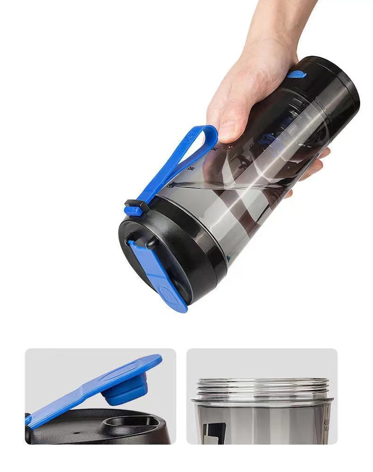 USB Oplaadbare Eiwitpoeder Shaker Automatische Mengbeker Perfect Gemengd Altijd en Overal Klaar Handig Opladen & Genieten